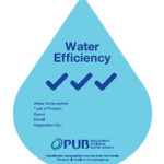 PUB Water Efficiency label
